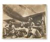(MILITARY--TUSKEGEE AIRMEN.) 332nd Fighter Group. Col. B.O. Davis. Album of photographs from the Tuskegee Airmen based in Italy.